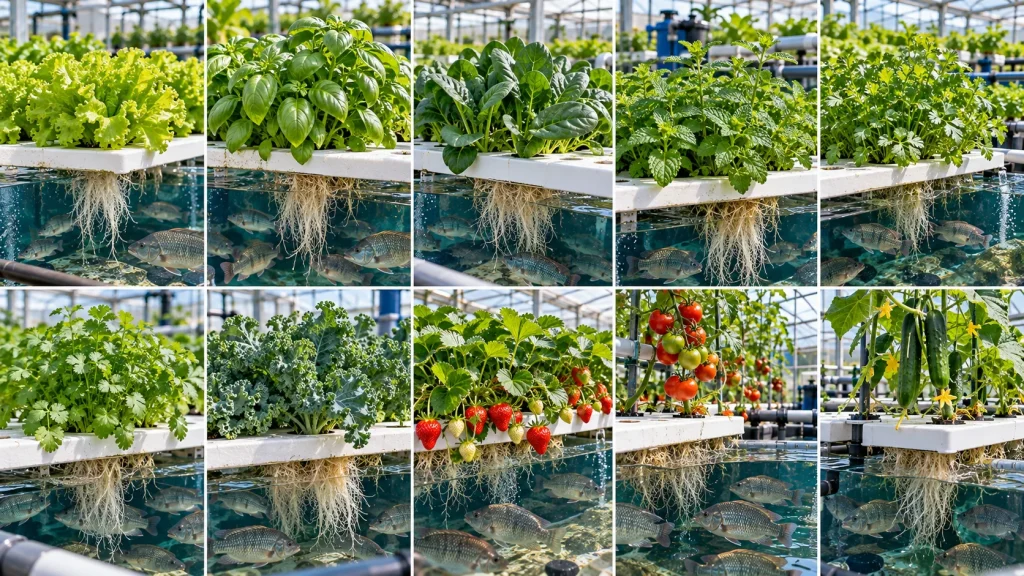 گیاهان مناسب برای اکواپونیک
